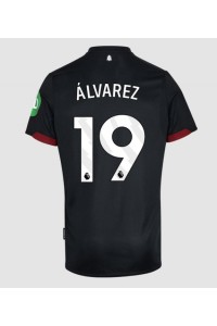 Fotbalové Dres West Ham United Edson Alvarez #19 Venkovní Oblečení 2024-25 Krátký Rukáv